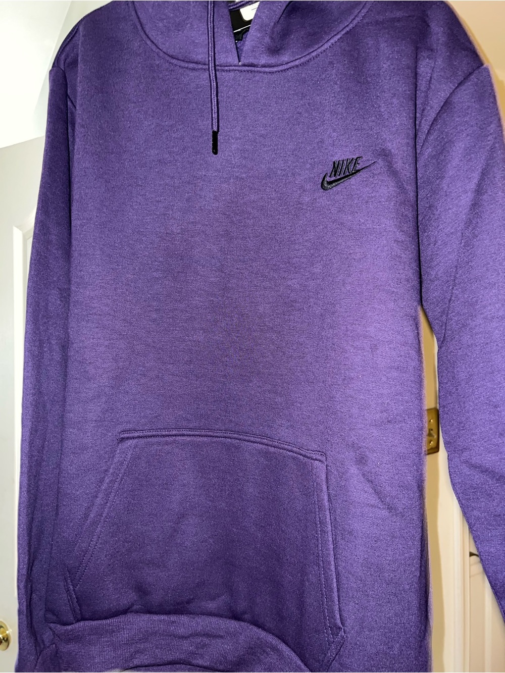 Nike Purple or light blue Pullover Hoodie with Black Logo